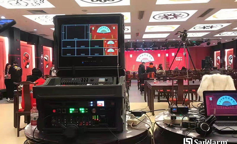 和平区融媒体中心采用SRM-2150H箱载平台打造4K超高清直播转播系统